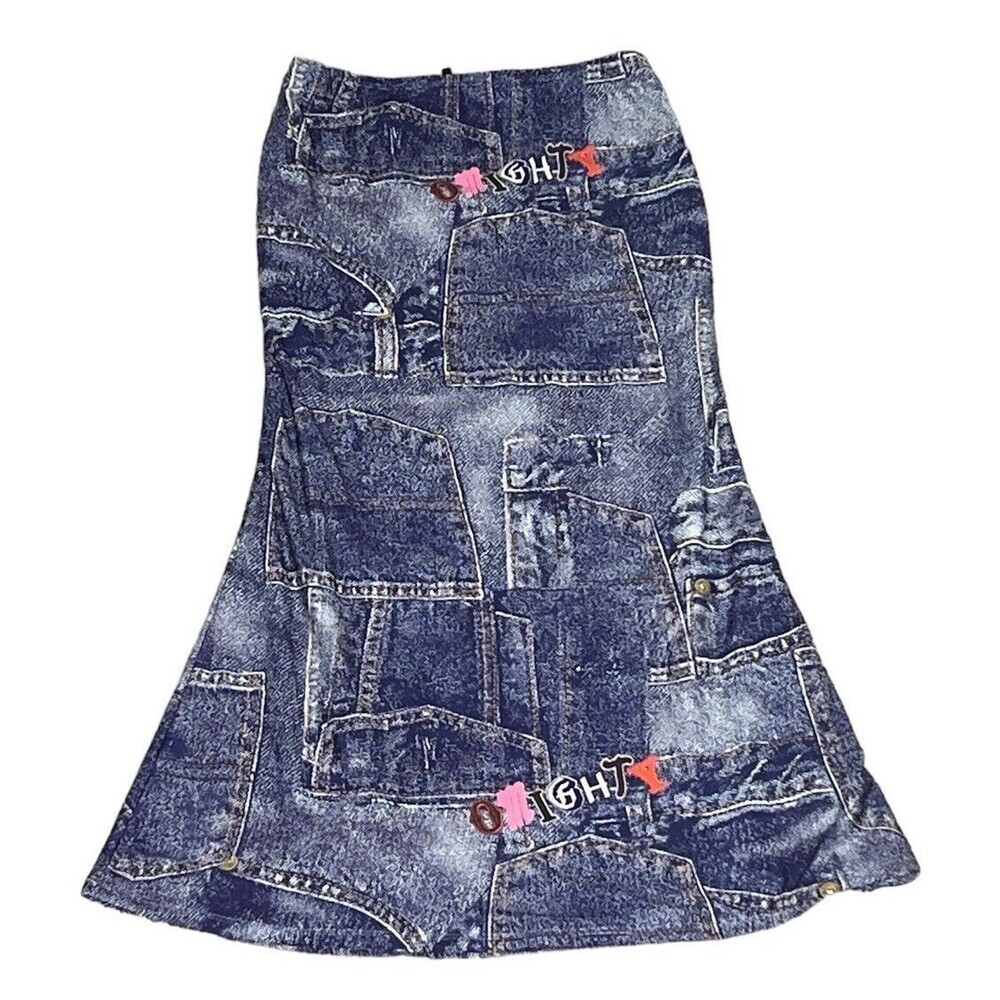 OMIGHTY Skirt Jean Print XS